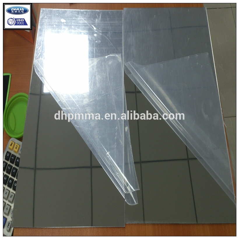 Self Adhesive Acrylic Mirror Sheets, Flexible Plastic Mirror Sheet for Interior Decoration