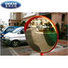60 cm Diameter Red Acrylic Convex Mirror For Outdoor