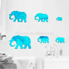 Children Room Safety Acrylic Wall Mirror Sticker with Self Adhesive Back Elephant Shape