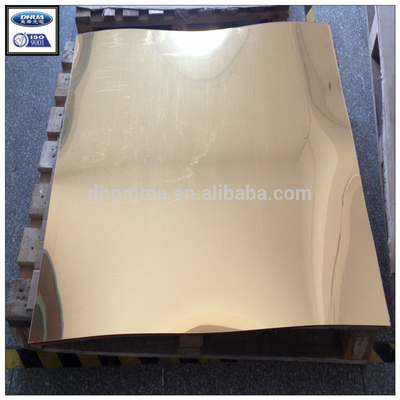 acrylic gold mirror sheet for interior decoration