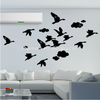 Home Decoration Interior Decorating Flying Swan Acrylic Wall Mirror Sticker