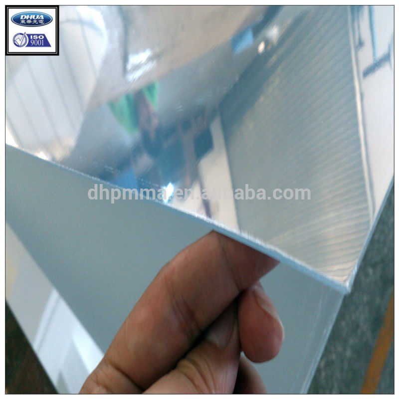 PMMA plastic reflective mirror sheet for decoration