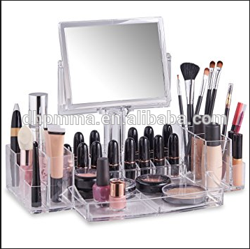 Clear Acrylic Cosmetic Makeup Two-Sided Mirror