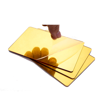 China Factory Supply Yellow Colored Acrylic Mirror Plastic Mirror Sheets Cut-to-Size at Best Price